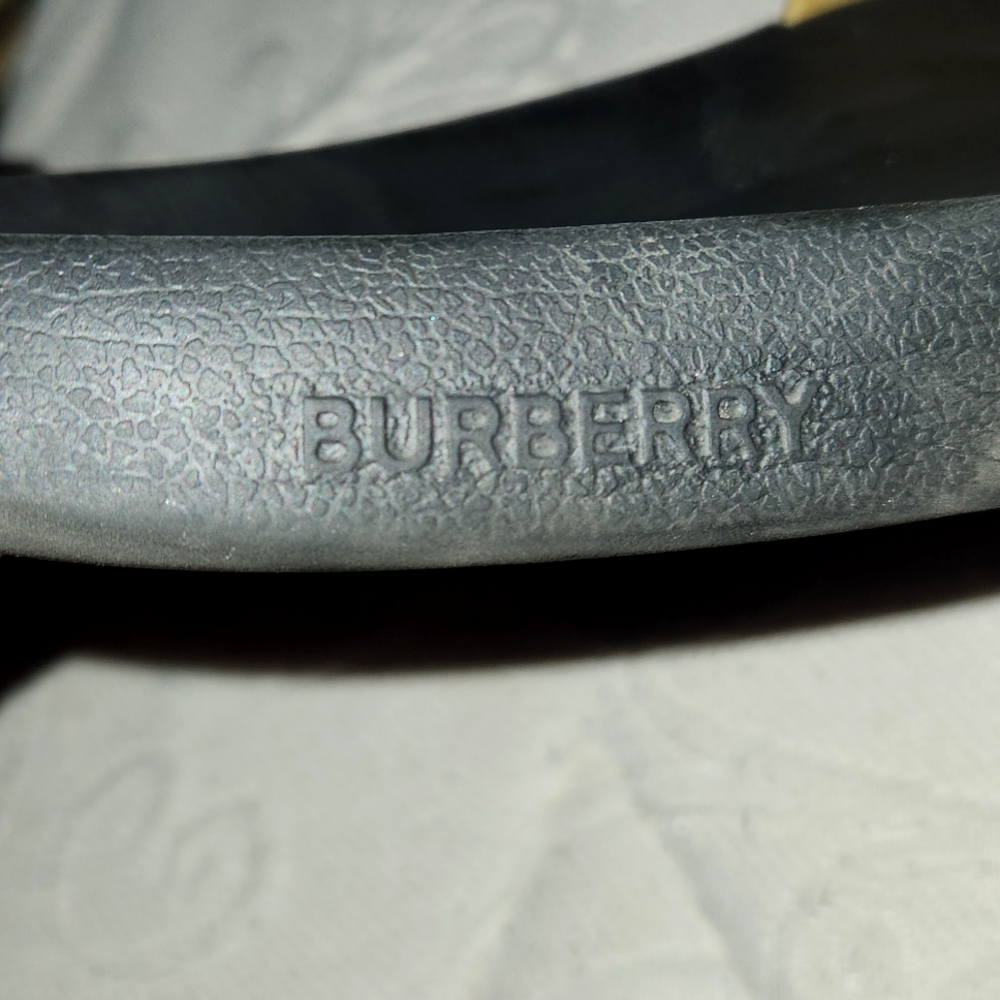 Mens Burberry Vintage Checked Slides - Picture 2 of 4